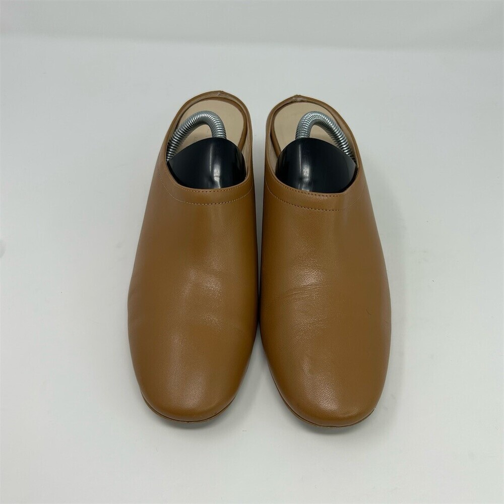 Everlane The Day Heel Mule Womens Brown Slip-On Block Heel Almond Toe Size 8 - Picture 4 of 12